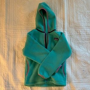 Patagonia Green Fleece with Hood 5T